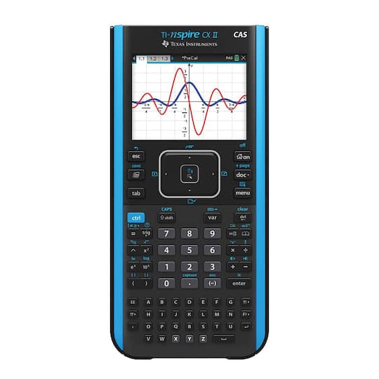 TI-Nspire CX II CAS Color Graphing Calculator with Student Software